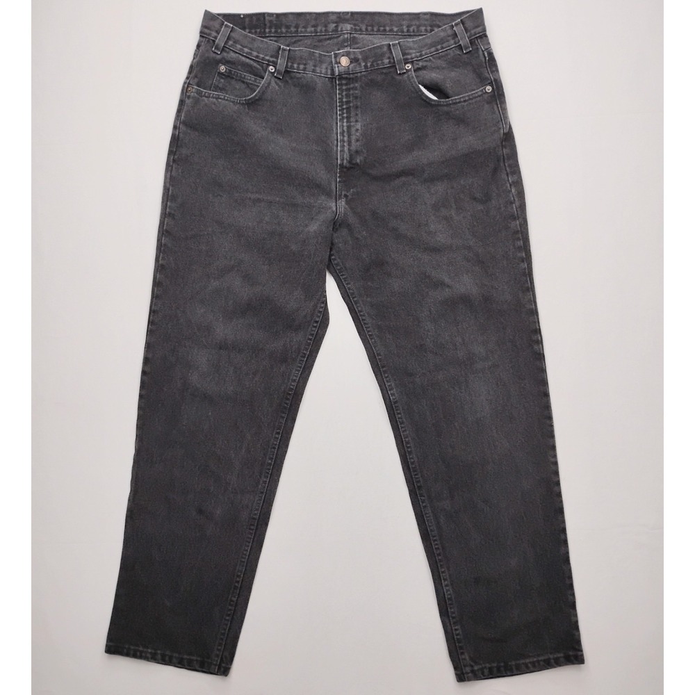 Gap Denim Easy Fit Black Jeans Made in USA 40x30 Mens Faded Vintage 90s 1991